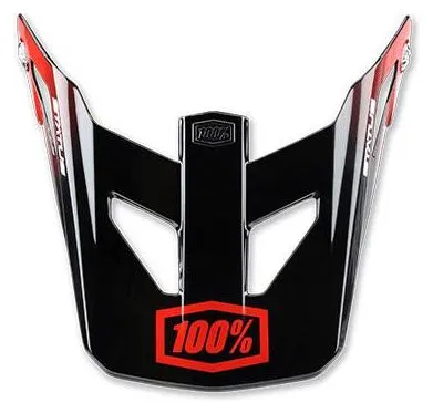 100% Status Helmet replacement visor - Selecta Red 