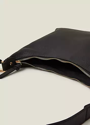 Accessorize Leather Medium Scoop Bag | Kaleidoscope