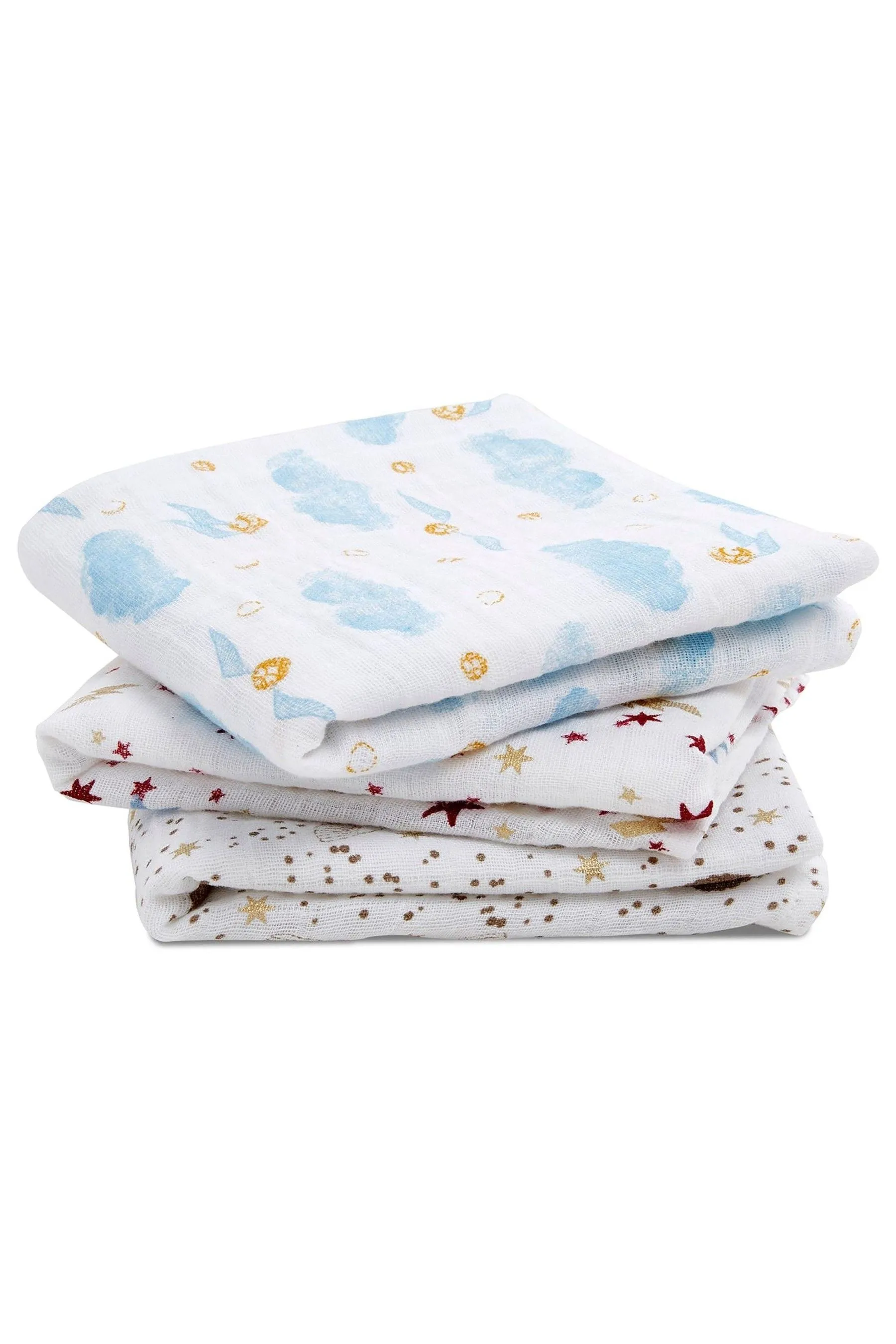 aden + anais Harry Potter iconic Cotton Muslin Squares 3 Pack