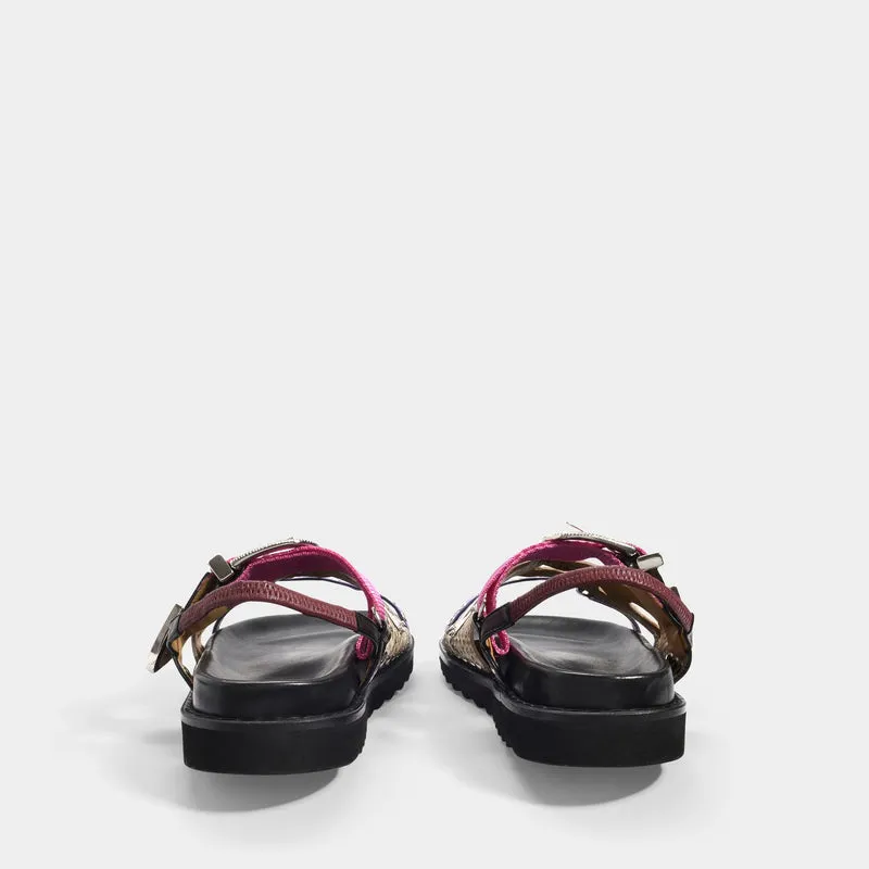 Aj1018 Sandals - Toga Pulla - Black - Leather