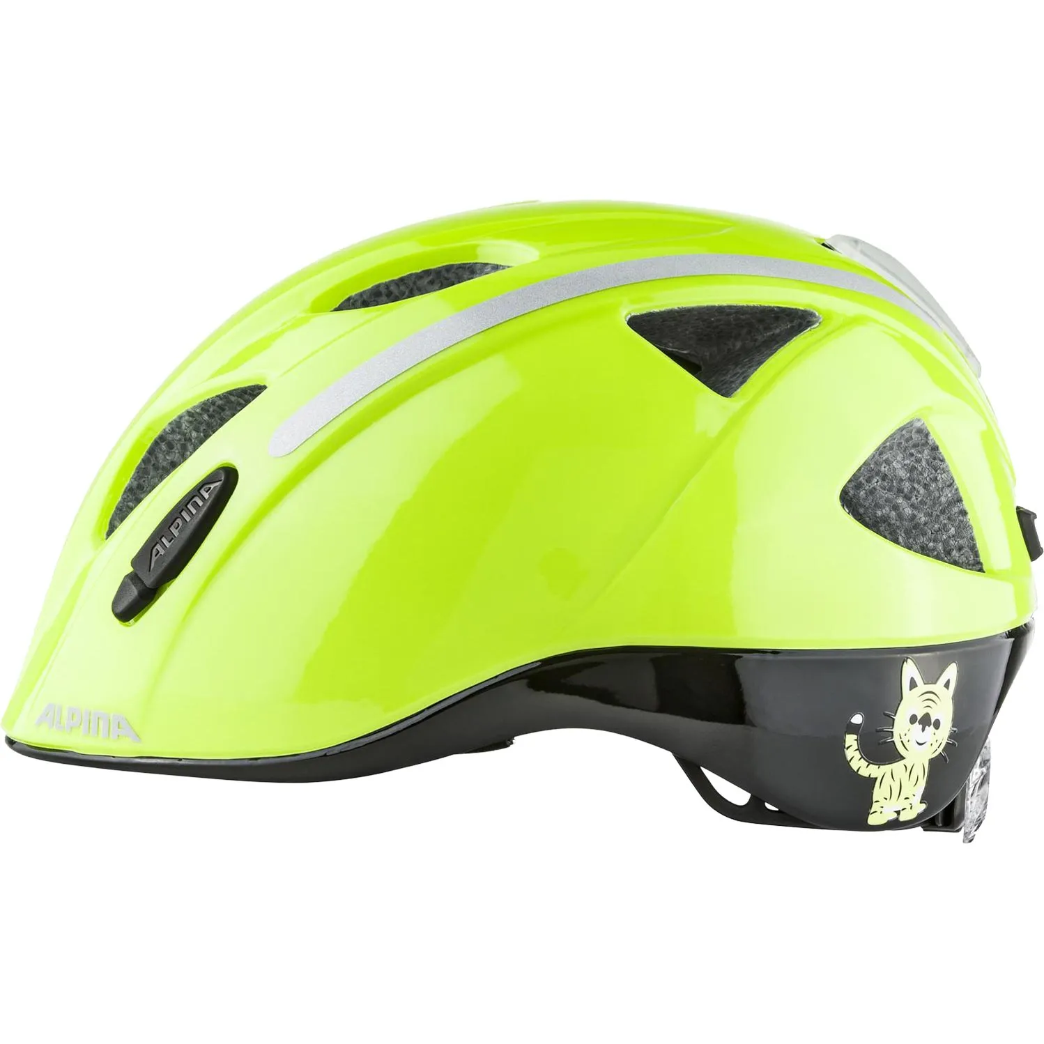 Alpina - Ximo Flash Bike Helmet Kids be visible gloss