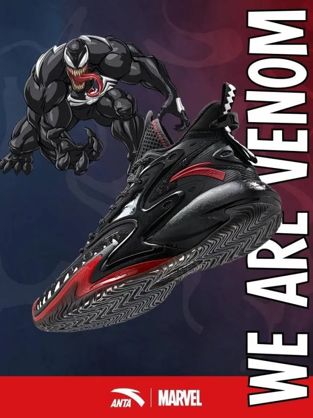 Anta marvel venom us67891011 kdcurryhardenlebronkobejordan