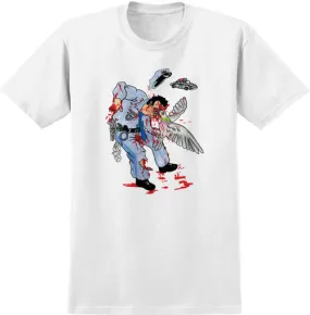 Anti Hero Skateboards Shirt Pigeon Attack White