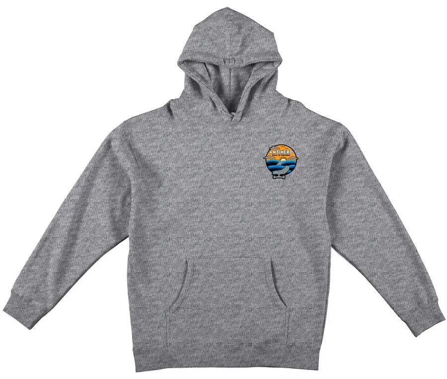 Antihero Road To Nowhere Pullover Hoodie (Grey/Multi)