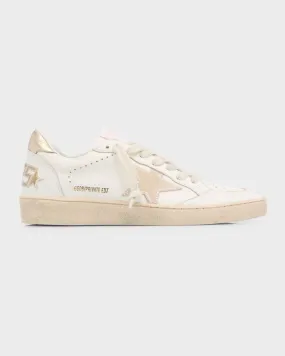 Ball Star Metallic Leather Sneakers