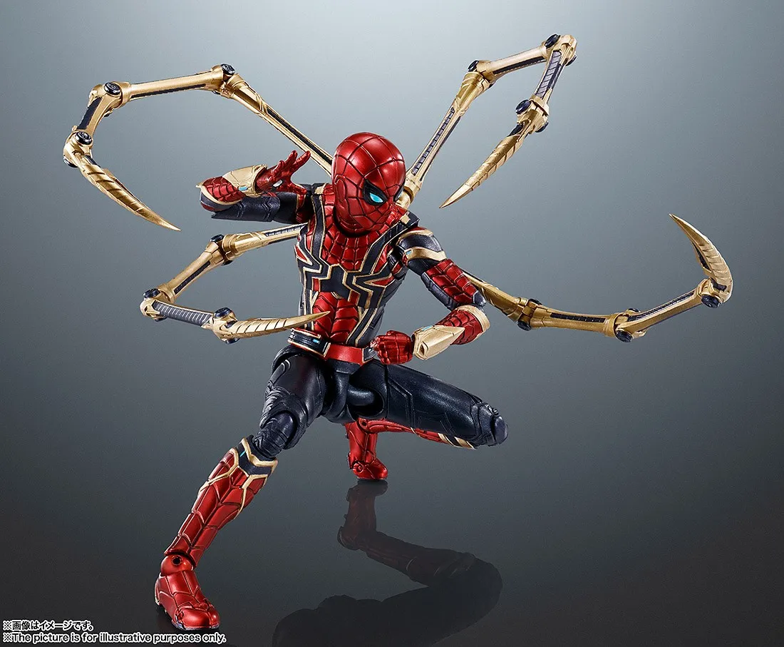 Bandai S.H. Figuarts Spider Man No Way Home Iron Spider Figure (red)