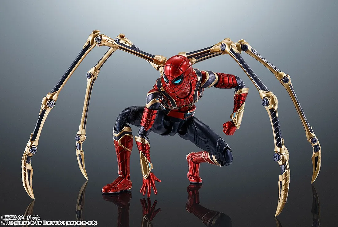 Bandai S.H. Figuarts Spider Man No Way Home Iron Spider Figure (red)