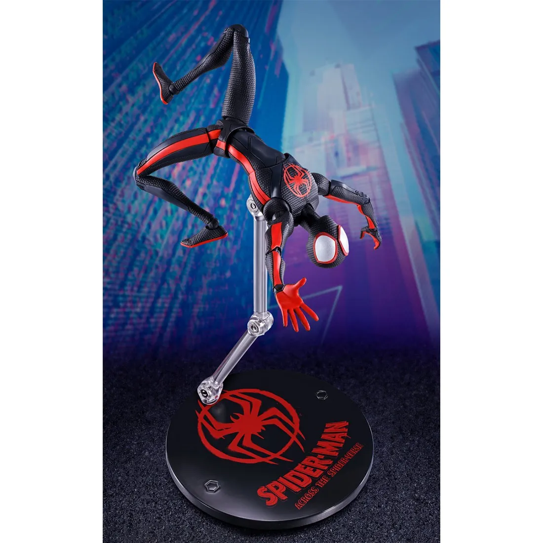 Bandai S.H.Figuarts Spider Man Across the Spider Verse Spider Man Miles Morales Figure (black)