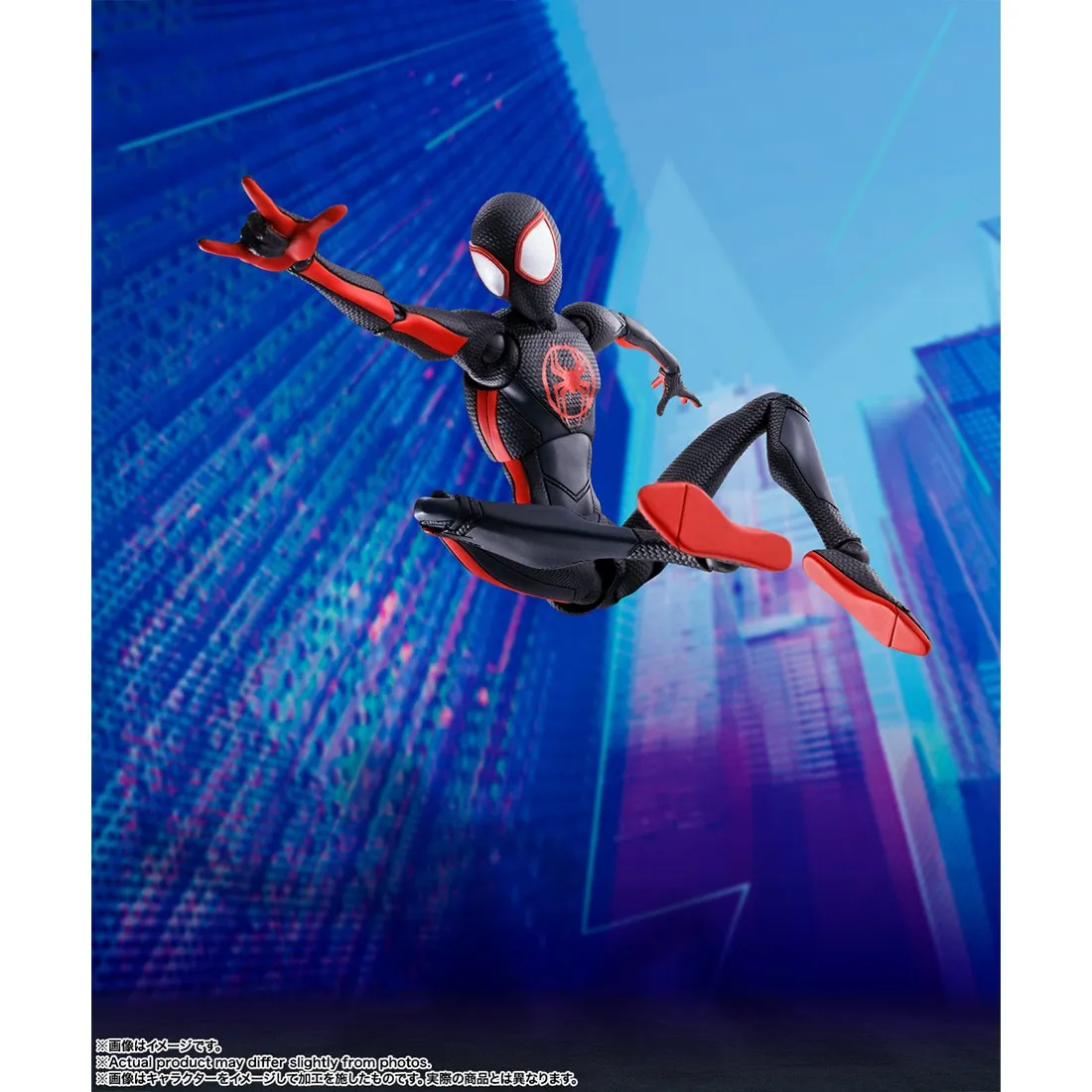 Bandai S.H.Figuarts Spider Man Across the Spider Verse Spider Man Miles Morales Figure (black)