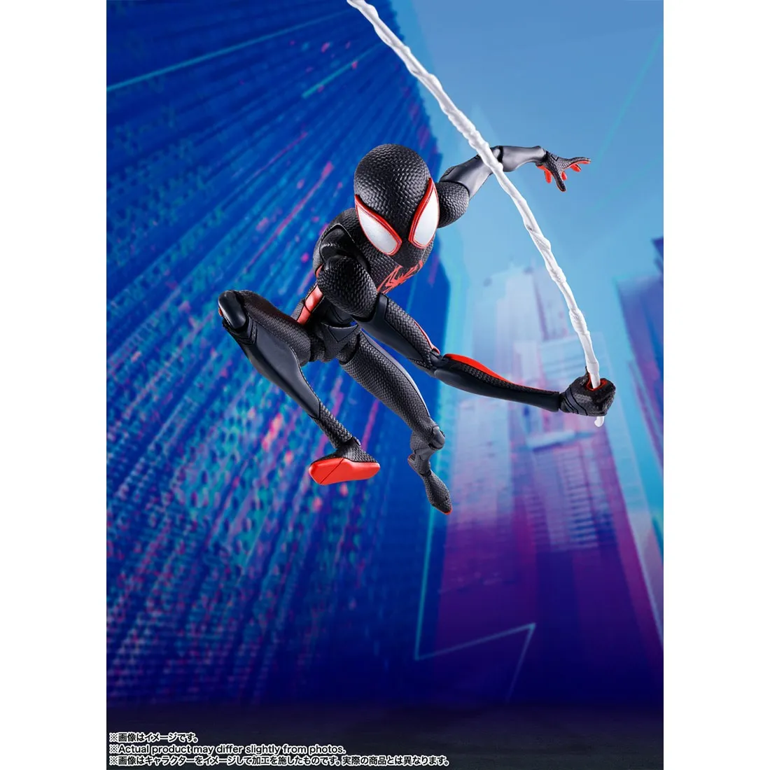 Bandai S.H.Figuarts Spider Man Across the Spider Verse Spider Man Miles Morales Figure (black)