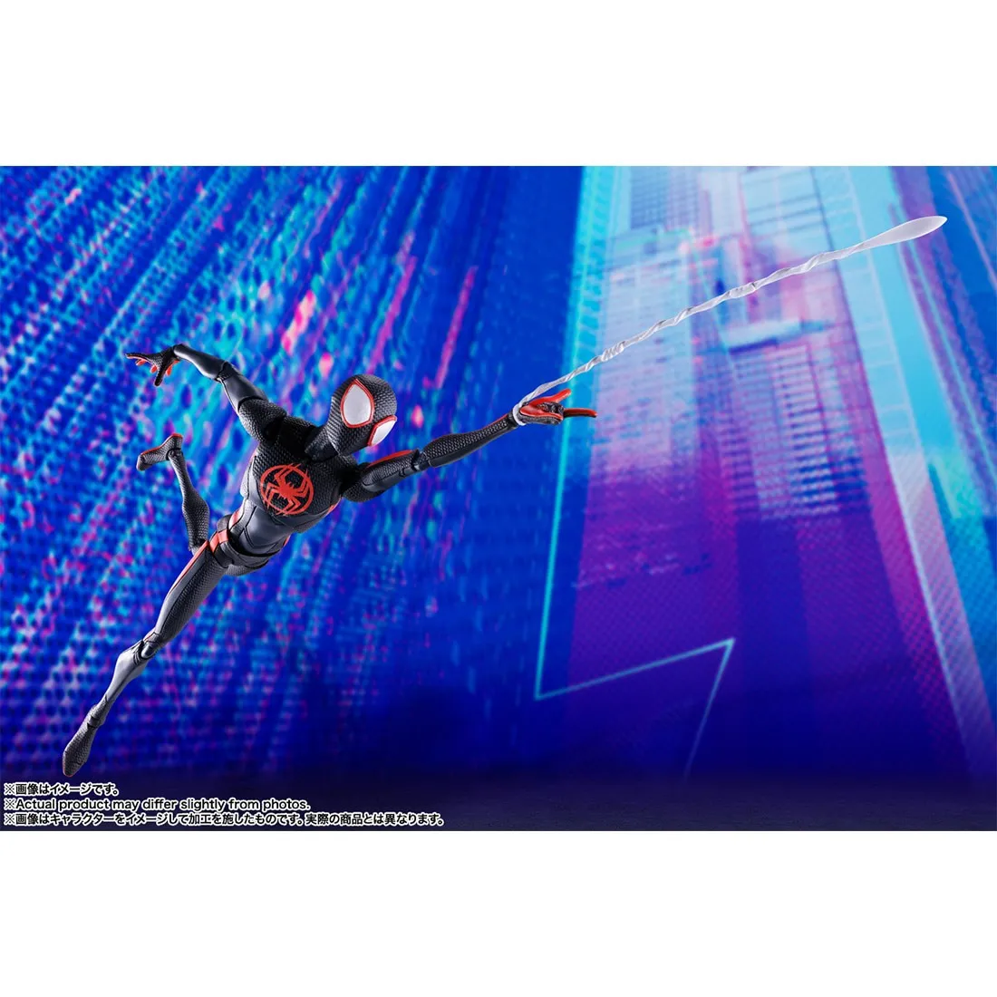 Bandai S.H.Figuarts Spider Man Across the Spider Verse Spider Man Miles Morales Figure (black)