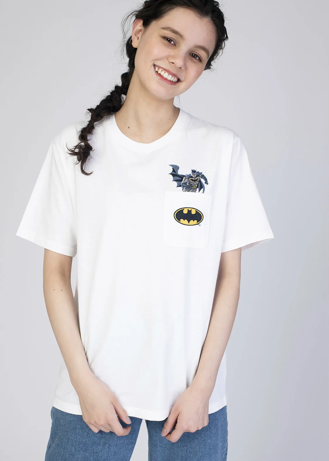 Batman Short Sleeve Tee (Batman_Batman Embroidery)