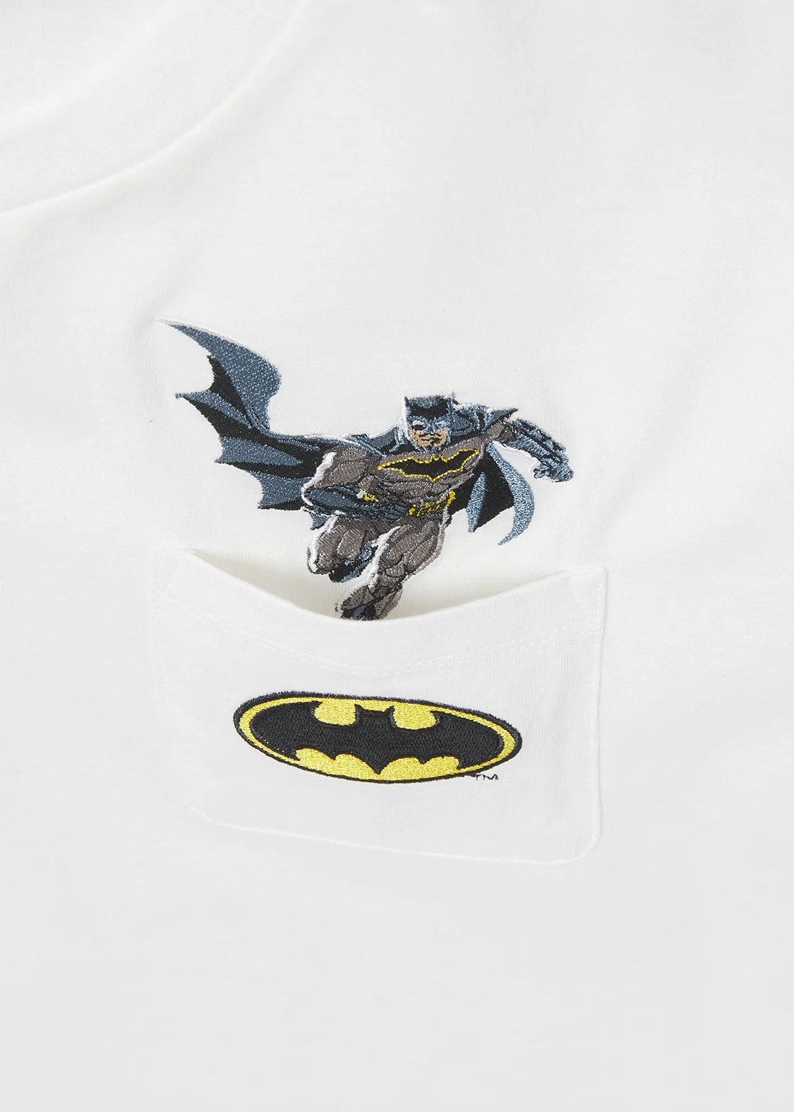 Batman Short Sleeve Tee (Batman_Batman Embroidery)