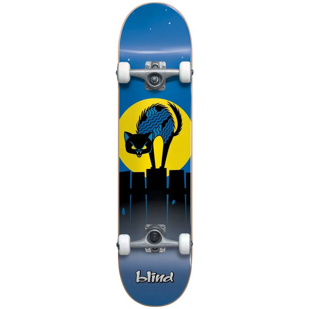 Blind Nine Lives Youth 6.75 Soft Top Complete Skateboard - Blue