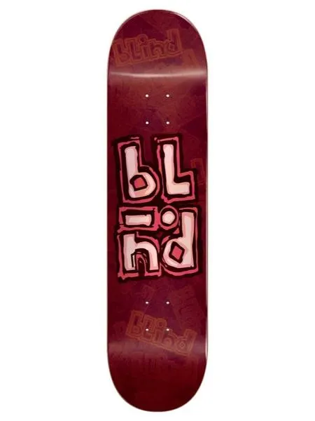 Blind OG Stacked Stamp 8.0 Skateboard Deck