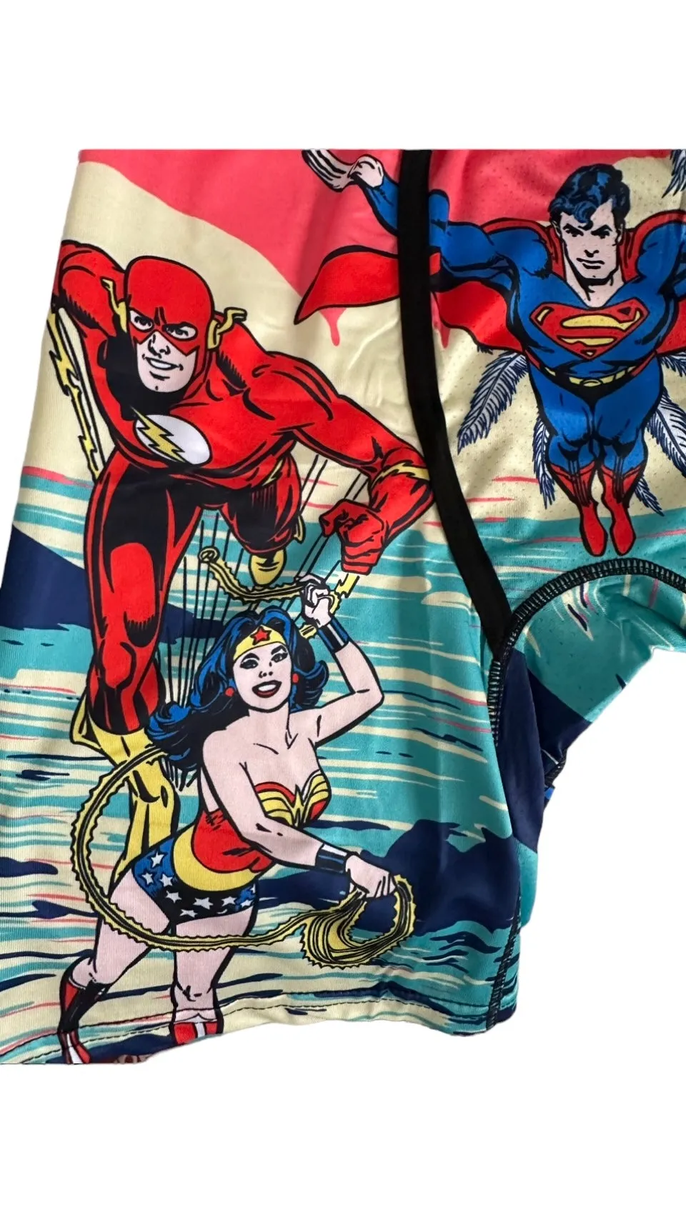 Boxer PSD Super Amigos Superman Batman Joker Flash Mujer Maravilla Linterna Verde