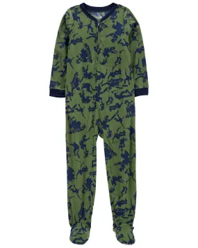 Carters Oshkosh Kid 1-Piece Skateboard Fleece Footie Pyjamas