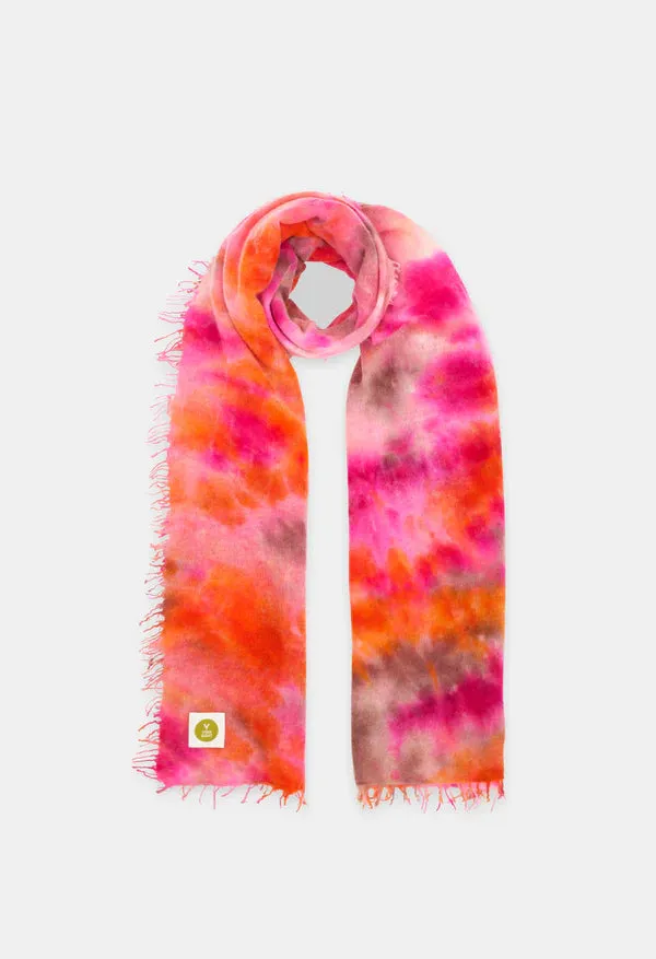 CASHMERE SCARF ICE DYE I - V VON GOAT