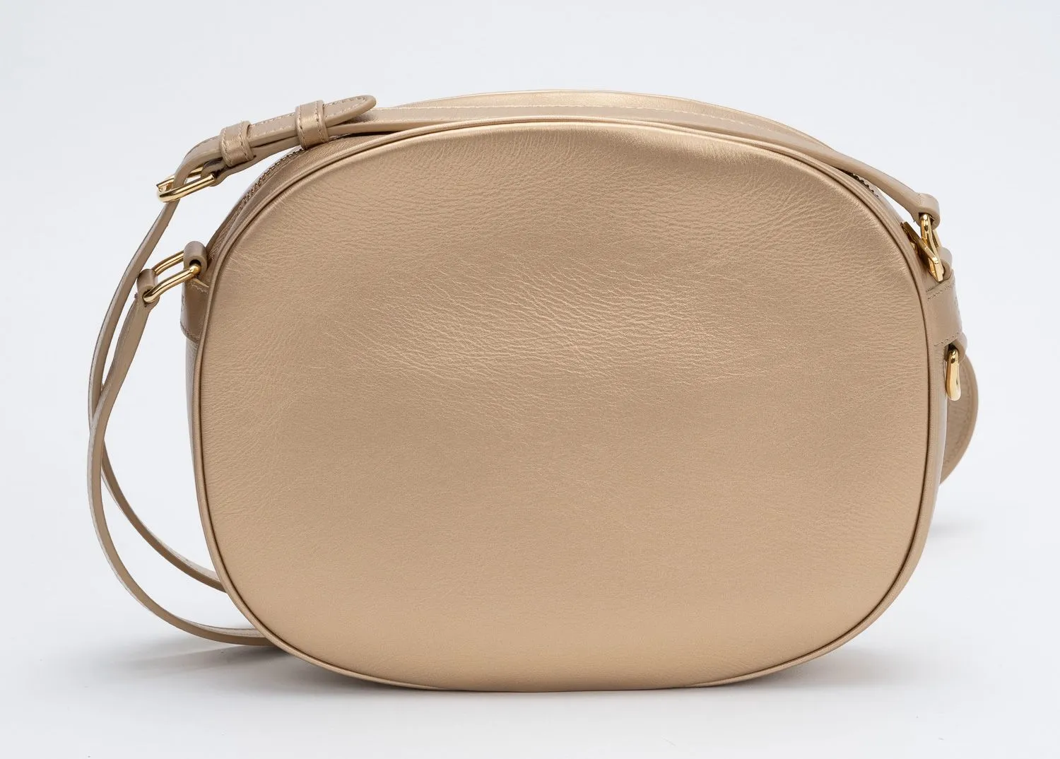 Celine New Gold Quilted Cross Body Bag