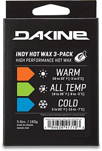 Dakine Ski & Snowboard Wax - All Temp, Cold, Variety Pack