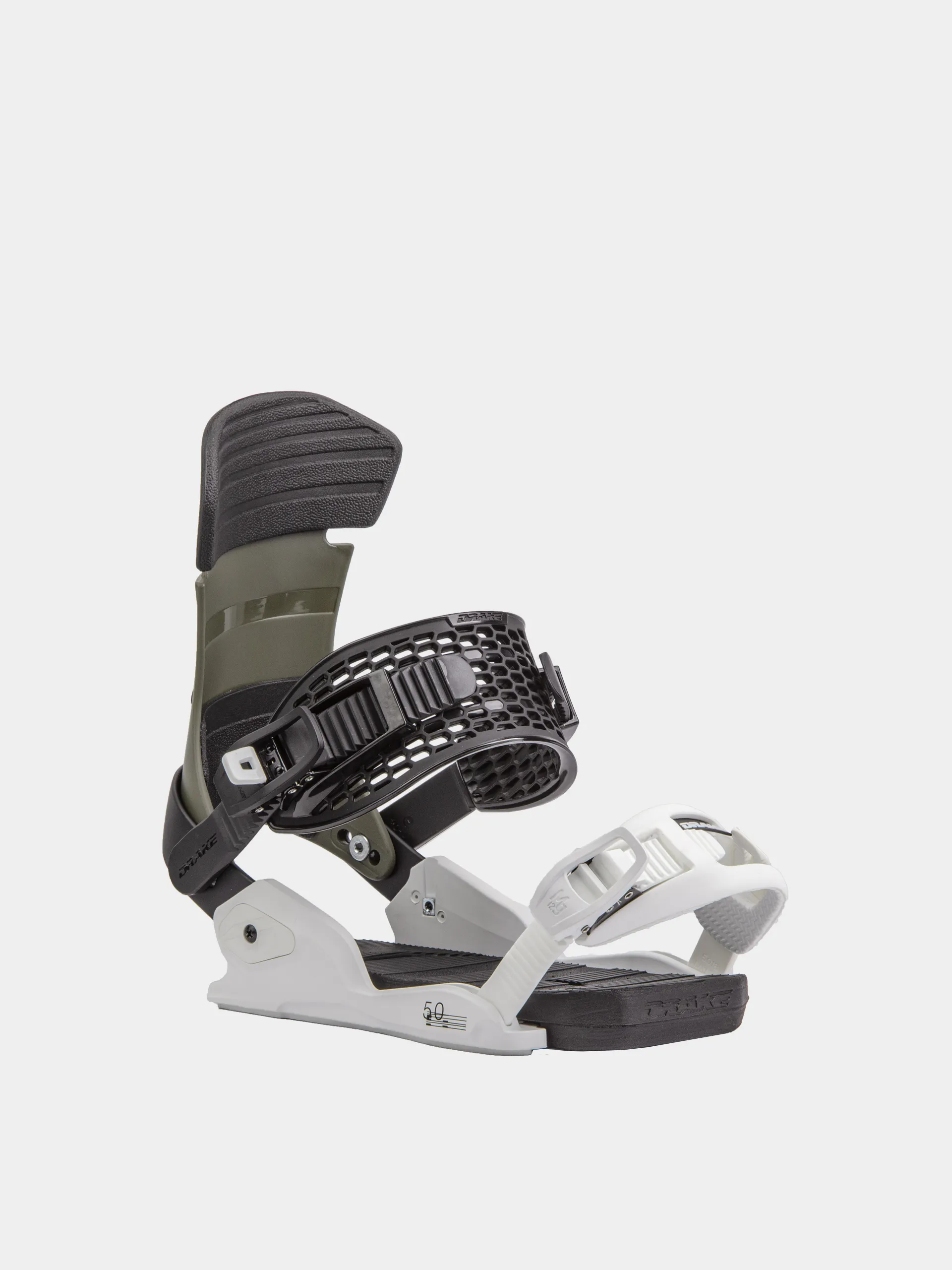 Drake Fifty Snowboard bindings (green forest/white)