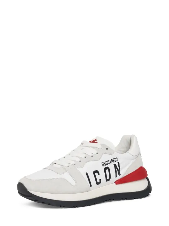 Dsquared2   Icon tech & leather sneakers 