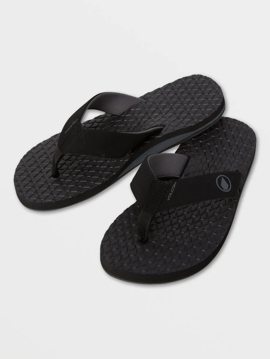 Eco Recliner 2 Sandals - BLACK GREY