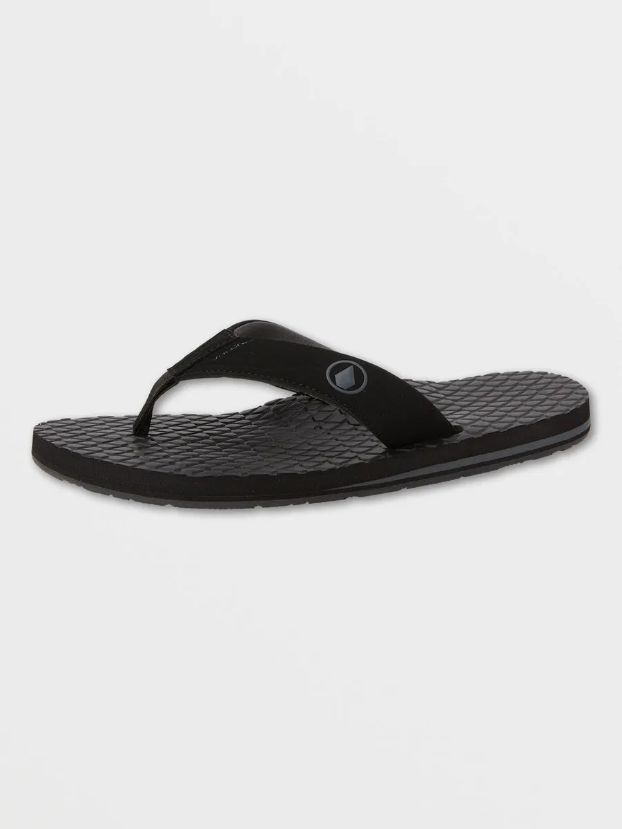 Eco Recliner 2 Sandals - BLACK GREY