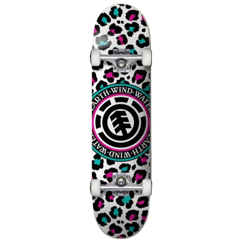 Element Leopard Party 7.7 Complete Skateboard