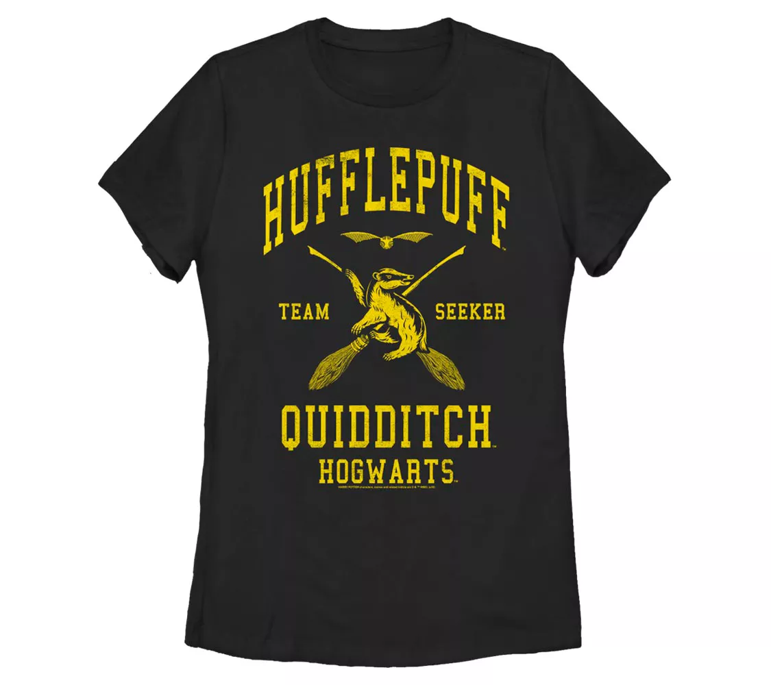 Fifth Sun Women's Harry Potter Hufflepuff Quidditch Tee