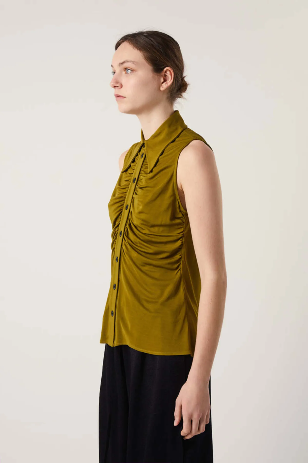 Florence Sleeveless Top - Green