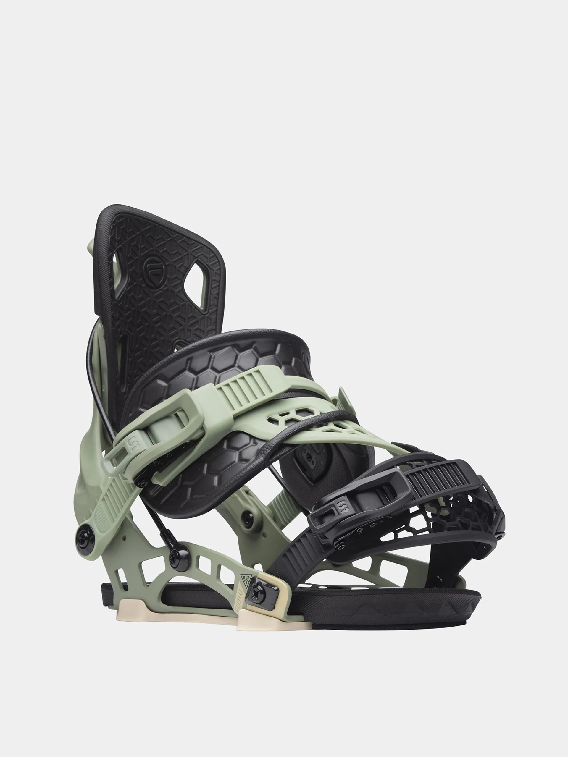 Flow Nx2 Hybrid Snowboard bindings (olive)