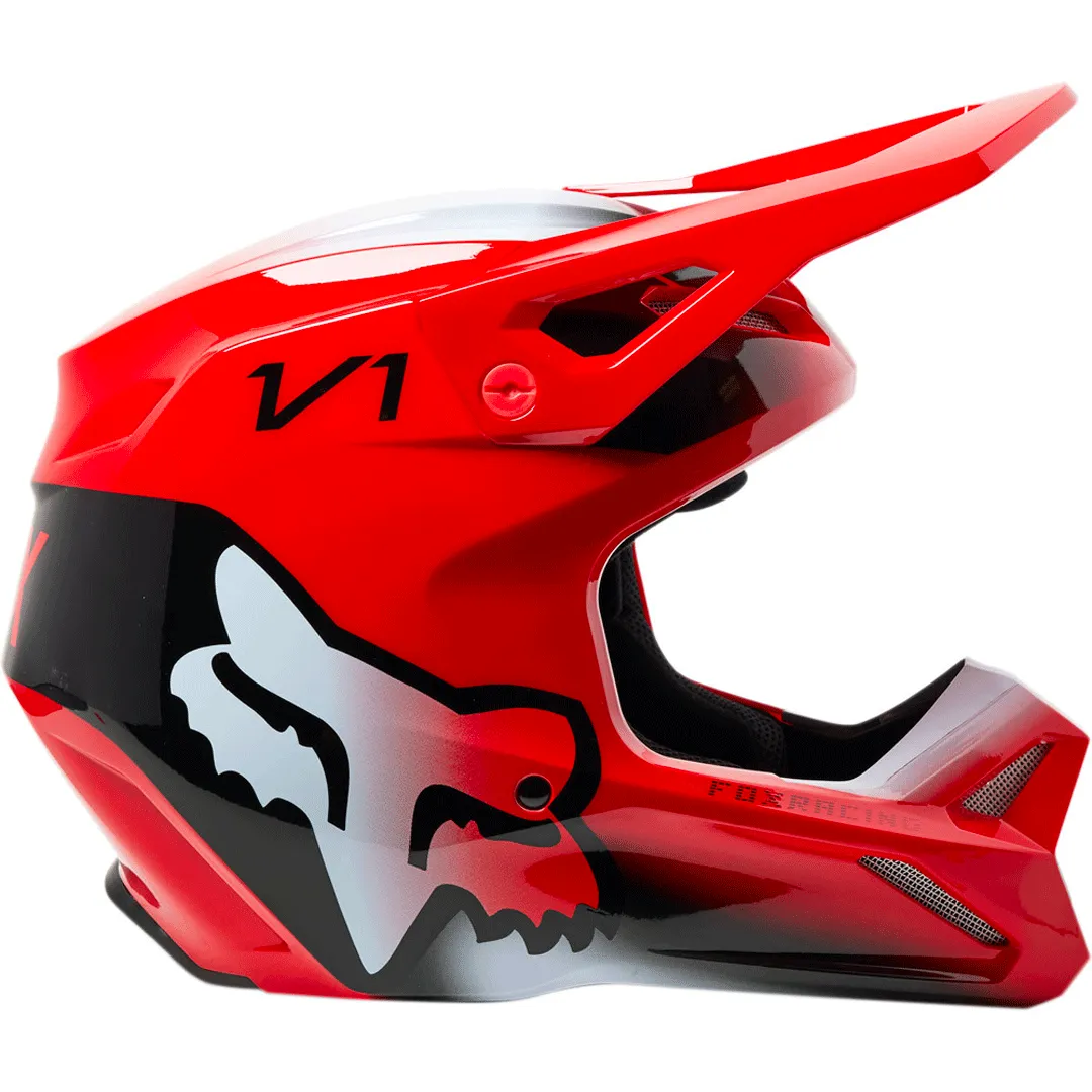 Fox - V1 Toxsyk Red Helmet