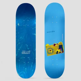 Frog 8.38 Jesse Alba Painting Skateboard Deck Blue