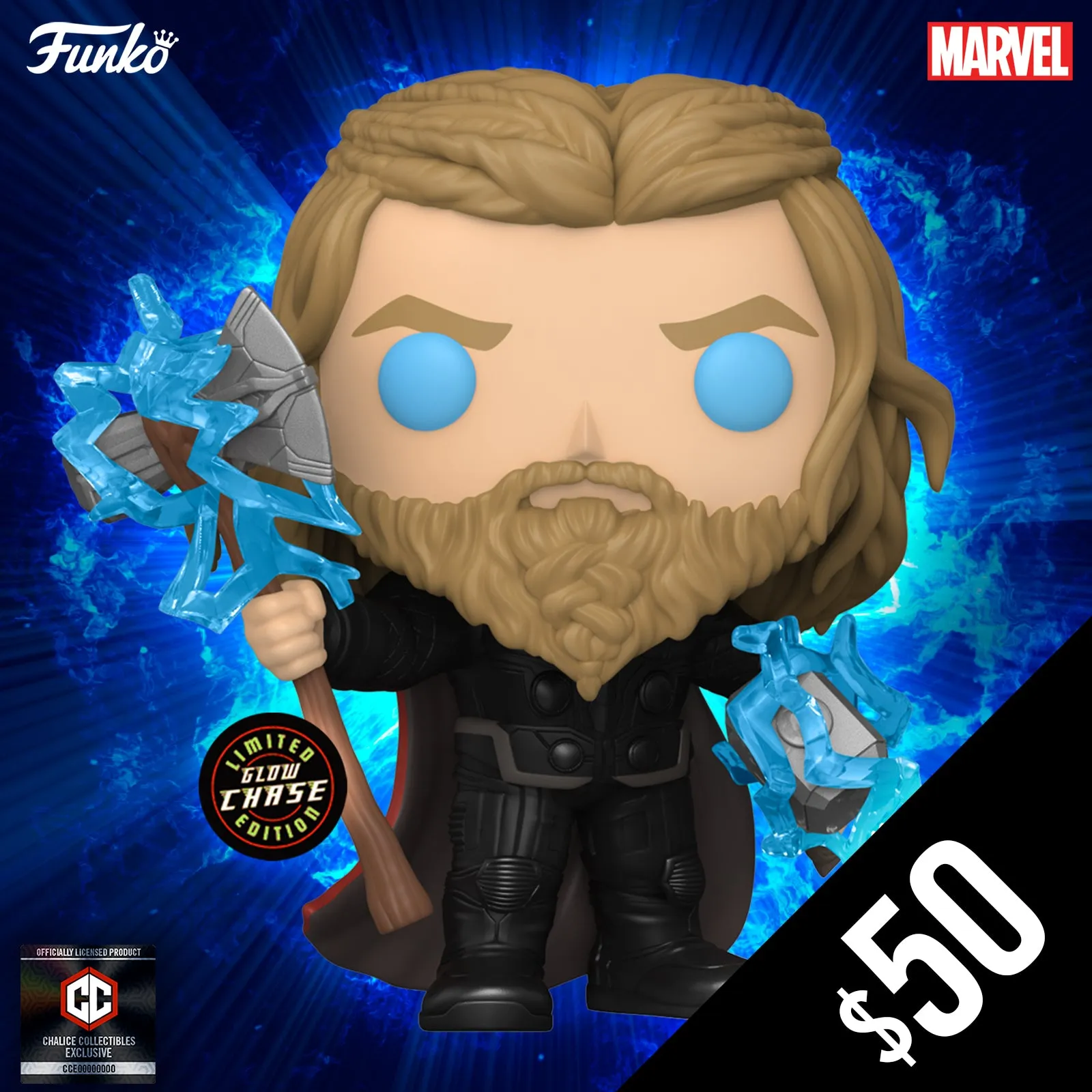 Funko Pop! Chalice Exclusive: Marvel Avenger's Endgame: Thor #1117 (CHASE)