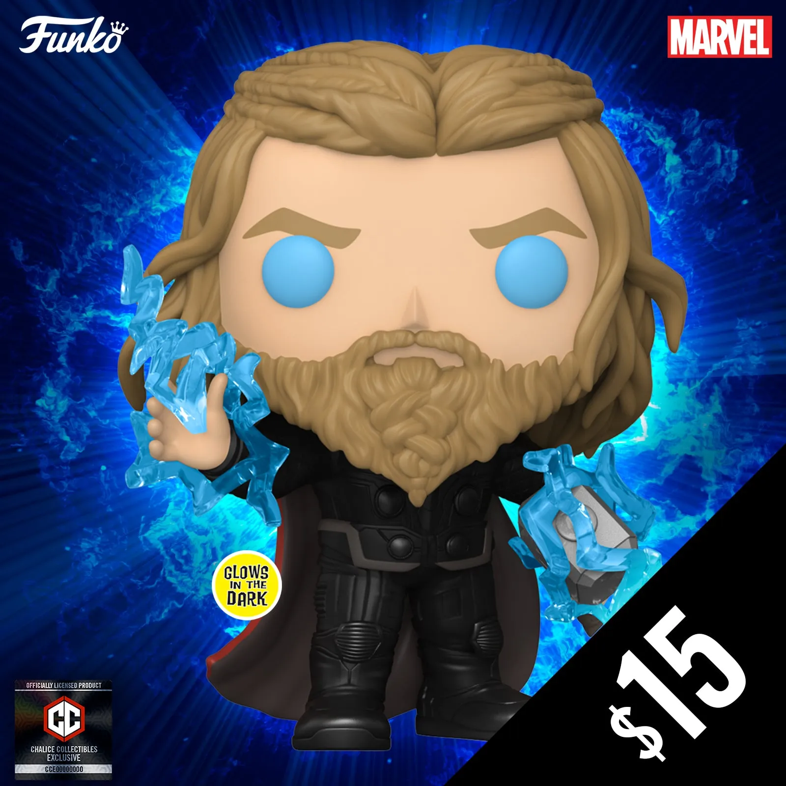 Funko Pop! Chalice Exclusive: Marvel Avenger's Endgame: Thor #1117 (Non-Chase)