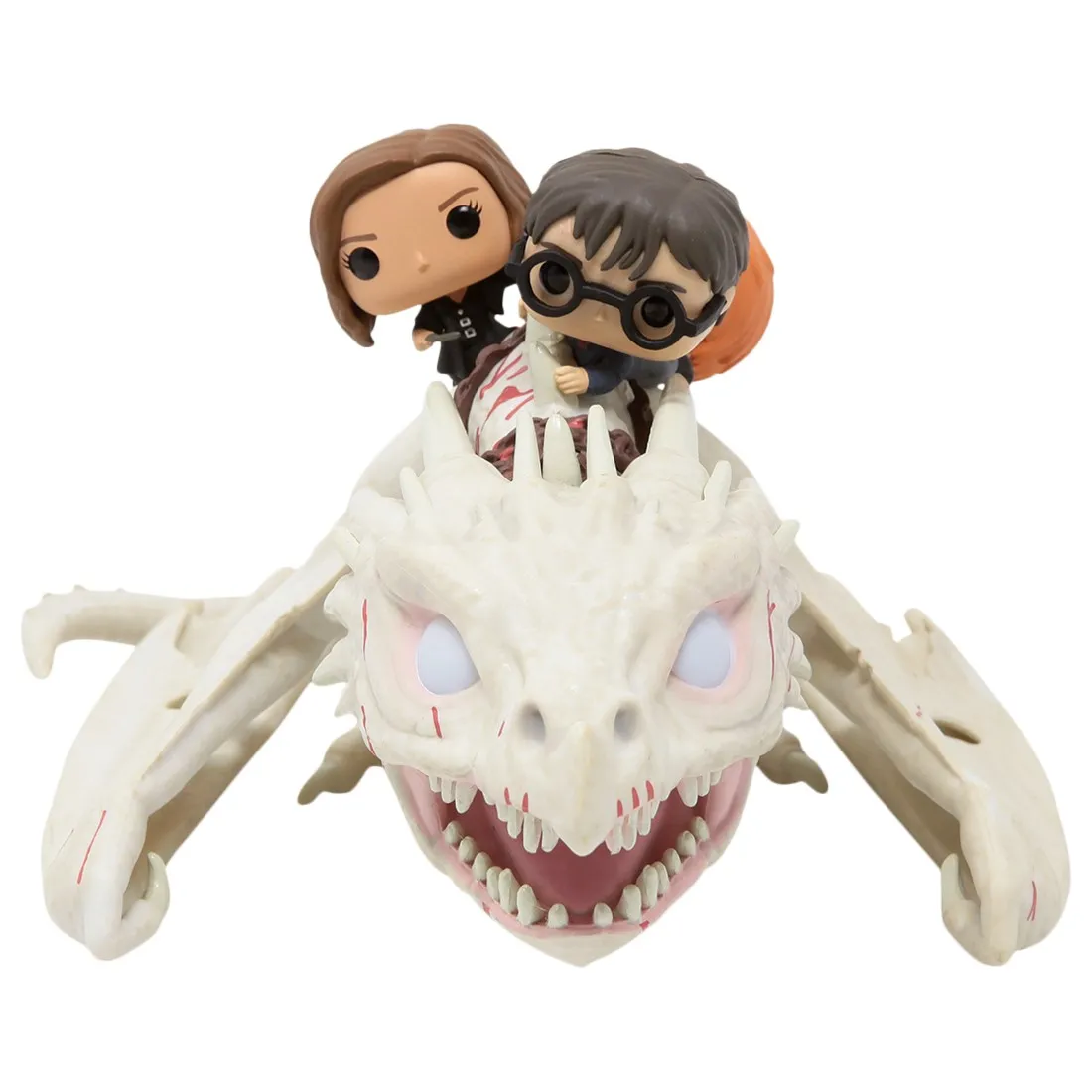 Funko POP Rides Harry Potter - Harry Hermione And Ron Riding Gringotts Dragon (gray)