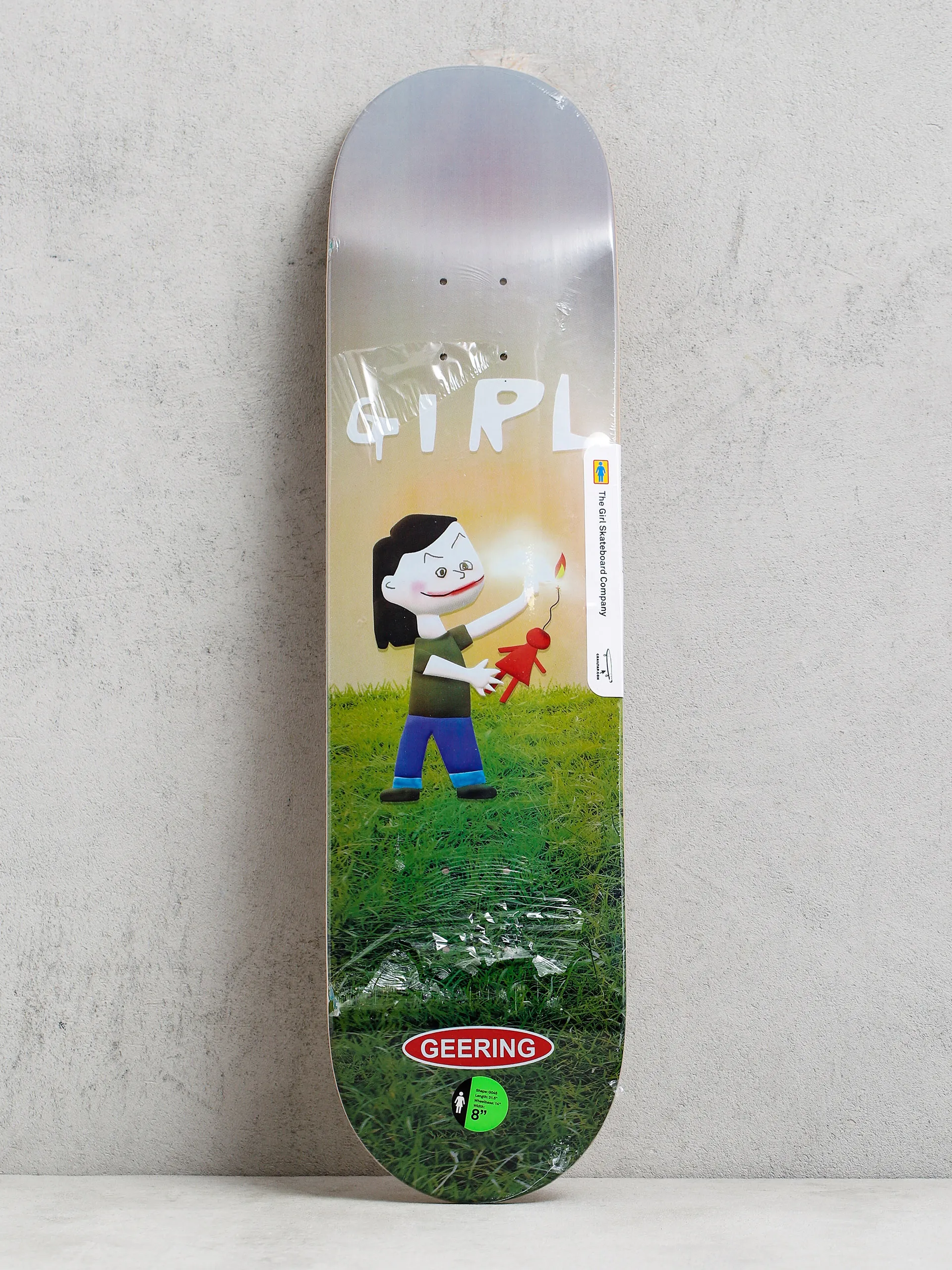 Girl Skateboard Geering One Off Deck (black)