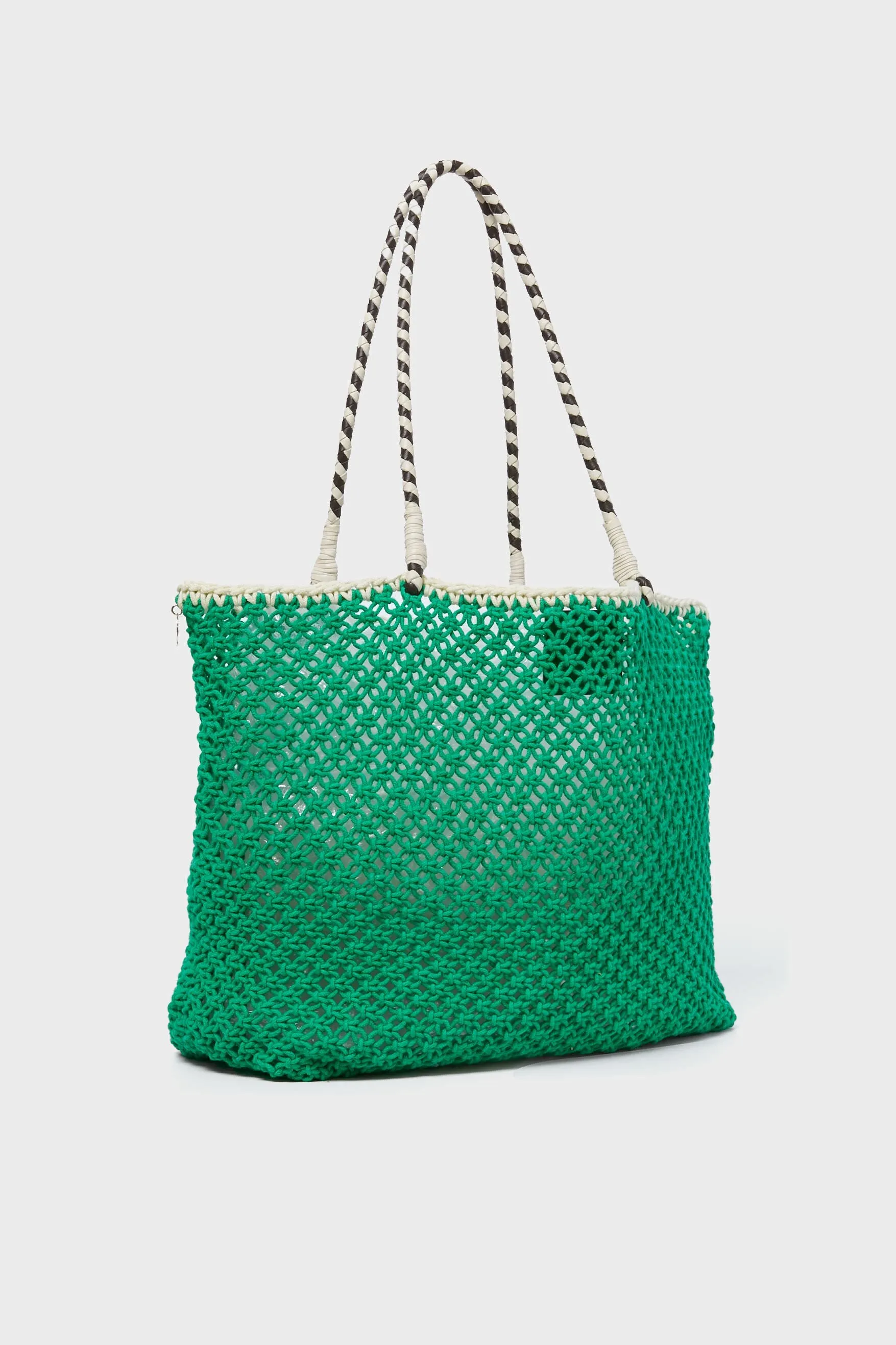 Green Crochet Le Weekend Lete Tote