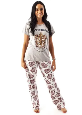 Harry Potter Grey Gryffindor Long Pyjama Set