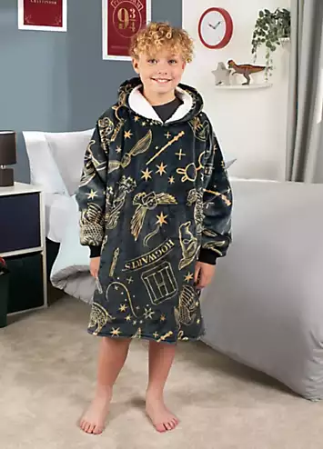 Harry Potter Hogwarts Medium Fleece Hooded Blanket | Kaleidoscope