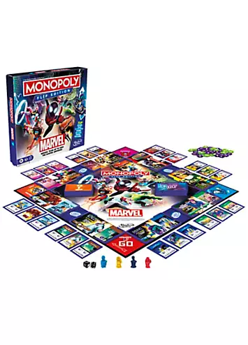 Hasbro Monopoly Flip Edition Marvel | Kaleidoscope