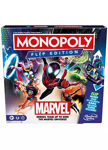 Hasbro Monopoly Flip Edition Marvel | Kaleidoscope