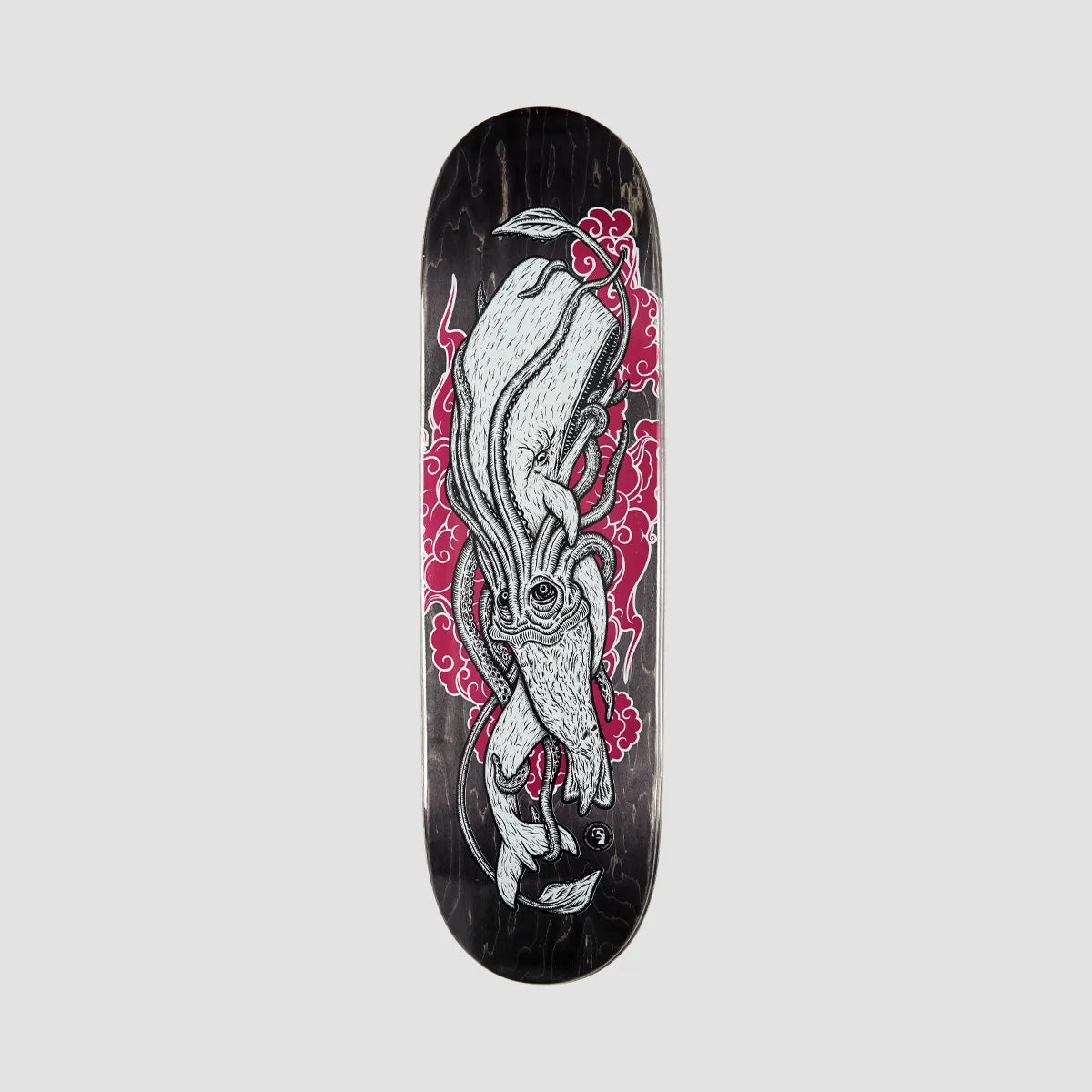 Heathen Moby vs Kraken Squarehead Skateboard Deck - 8.375"