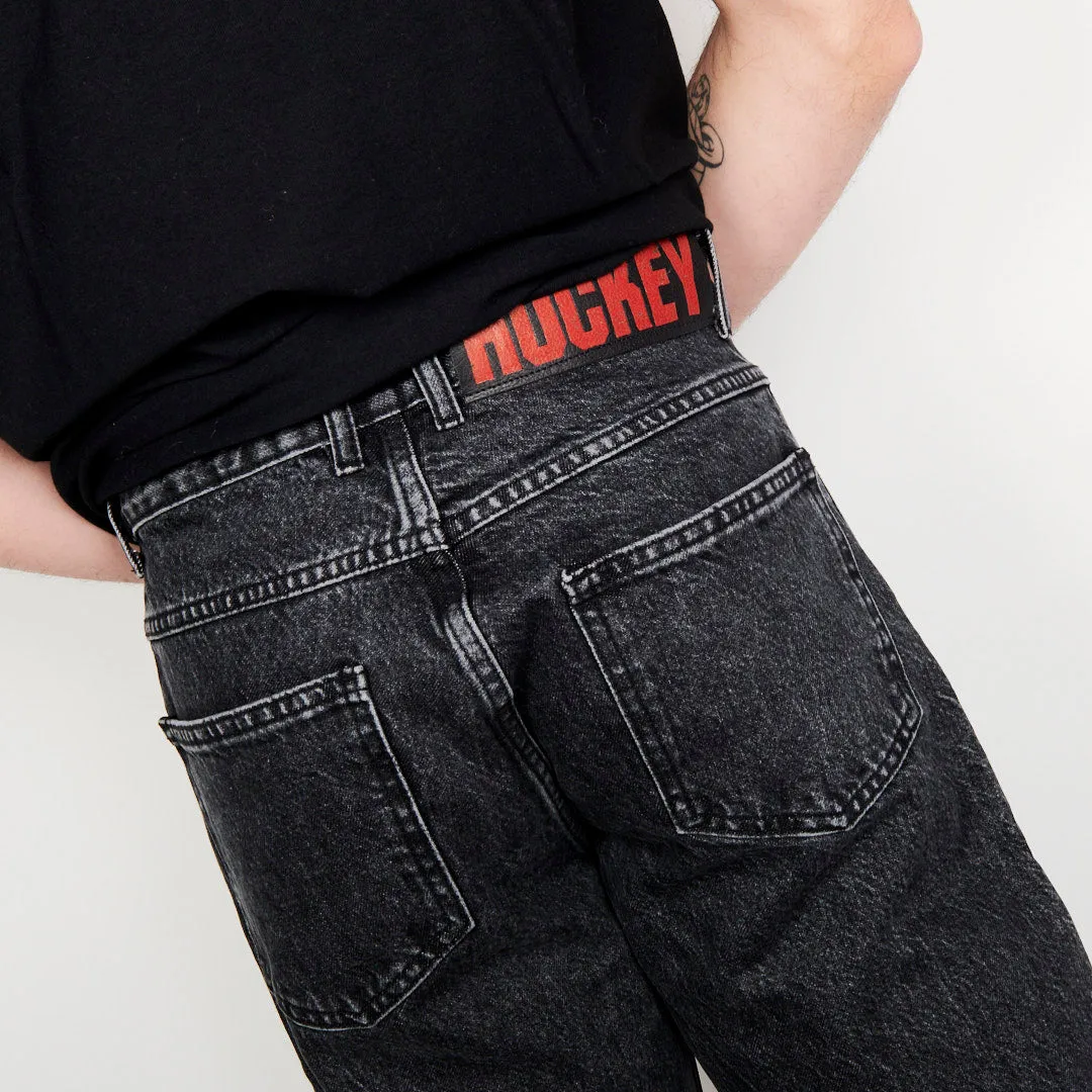 Hockey Skateboards Double Knee Jean - Black