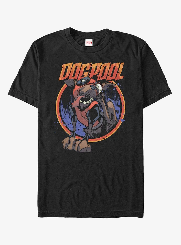 Hot Topic Marvel Deadppol Dogpool Scratch T-Shirt