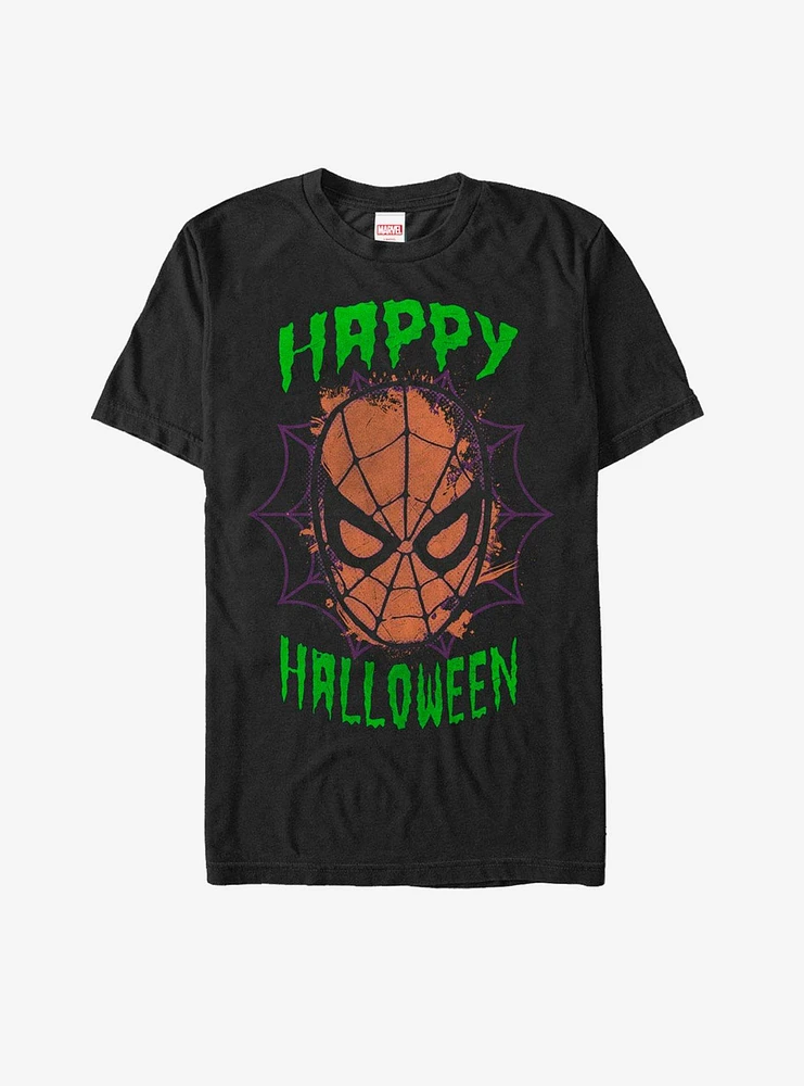 Hot Topic Marvel Happy Halloween Spider-Man T-Shirt