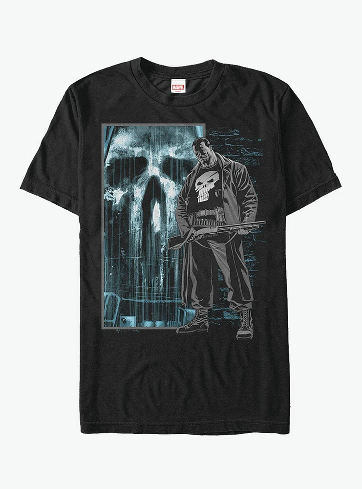 Hot Topic Marvel The Punisher Armed Shadows T-Shirt