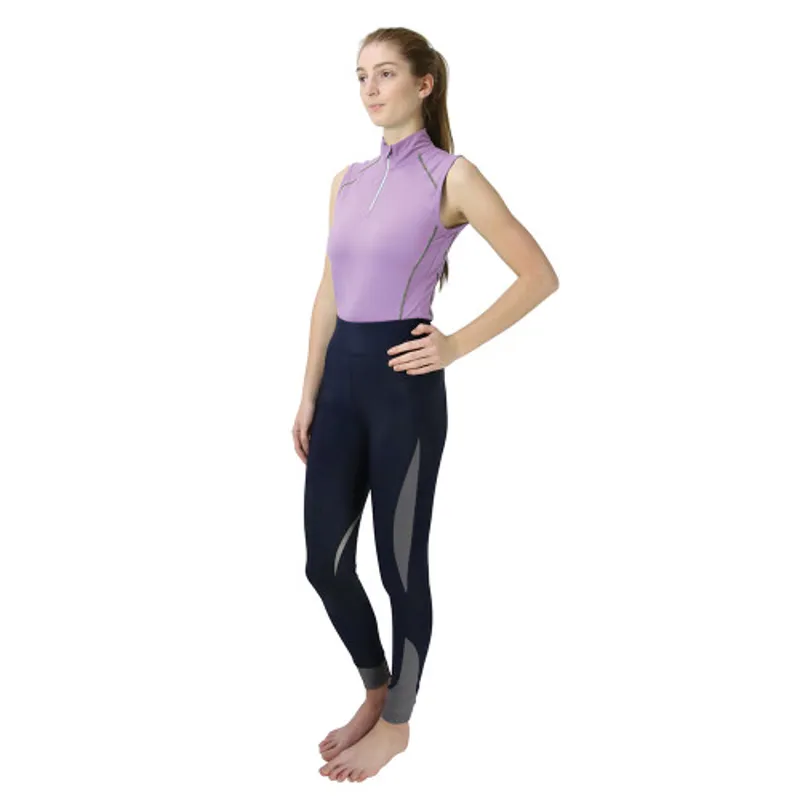 Hy Equestrian Sport Active Sleeveless Top in Lilac - WEB EXCLUSIVE