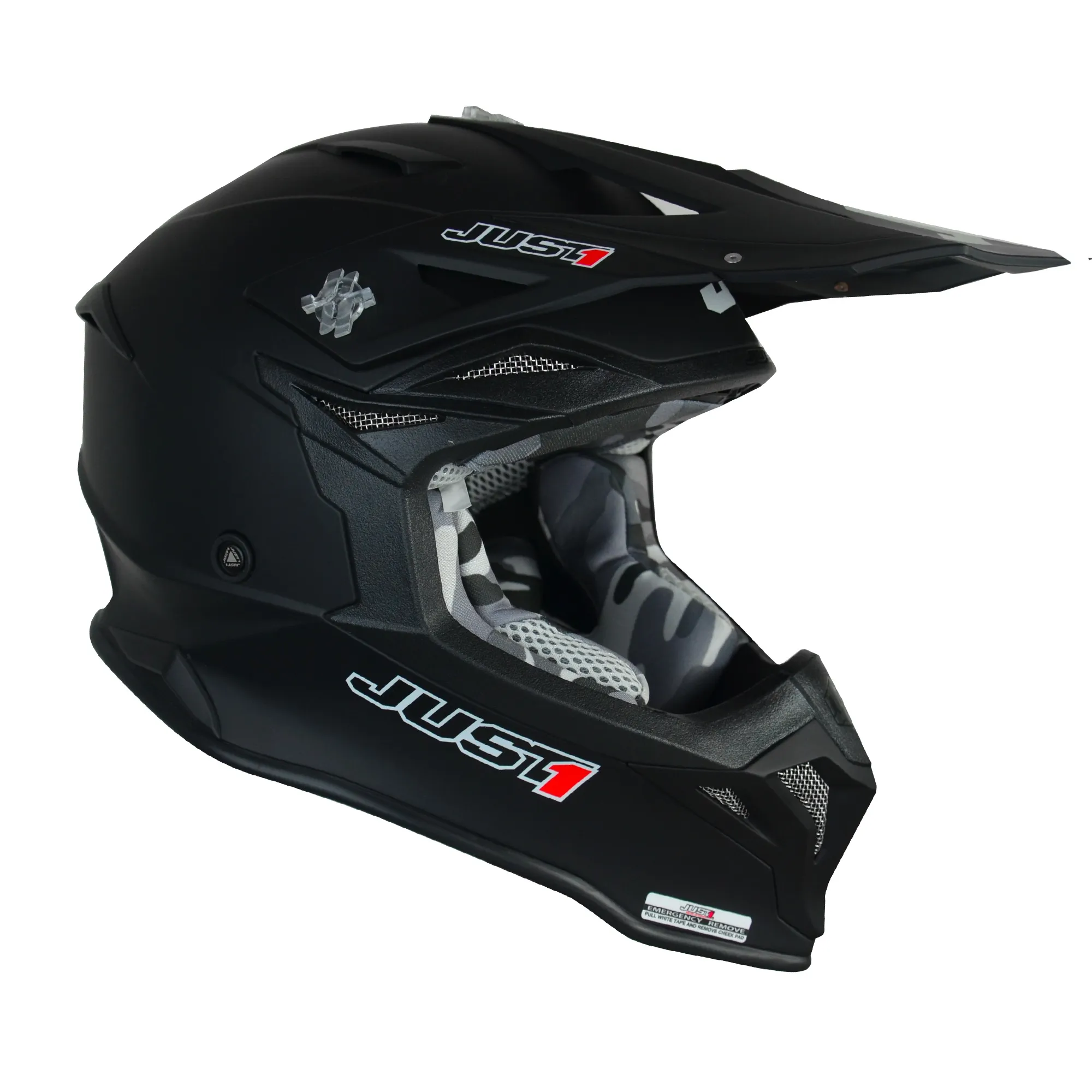 Just1 J39 Plain Helmet - Matt Black